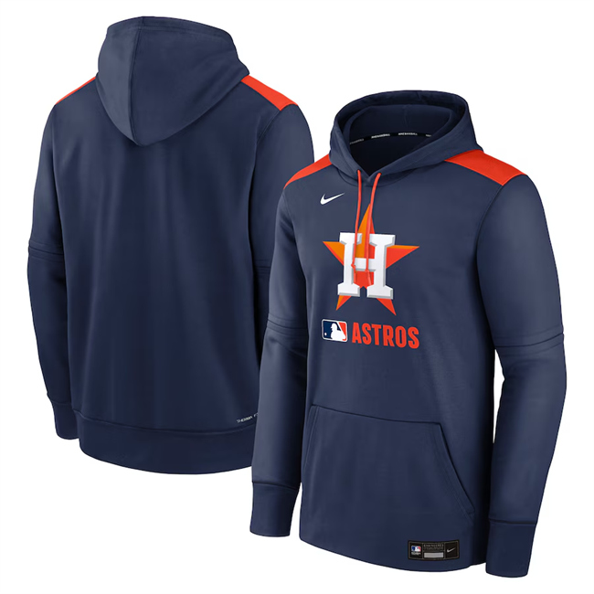 Men's Houston Astros Navy Collection Performance Pullover Hoodie
